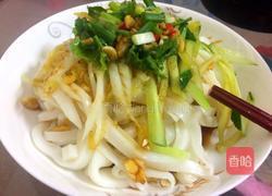 凉拌河粉的做法图解4