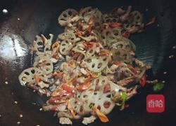 藕片炒肉丝的做法图解6