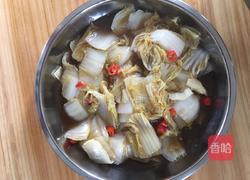 醋溜白菜的做法图解5