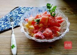 蜜桃西瓜沙拉的做法图解8