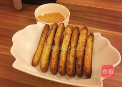 手工零食-花生味小脆条的做法图解2