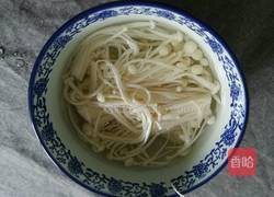 凉拌金针菇的做法图解3