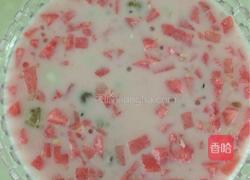 西瓜西米露椰奶汁的做法图解4