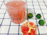 鲜榨红石榴汁