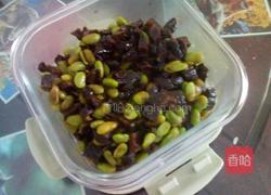 酱瓜炒毛豆的做法图解5