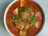 辣白菜豆腐汤
