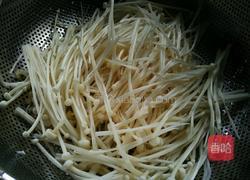 芝麻酱拌金针菇的做法图解4