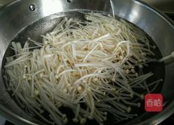 芝麻酱拌金针菇的做法图解5