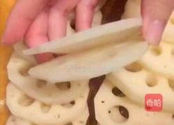 爽脆麻辣藕片的做法图解2