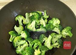 青菜西兰花的做法图解3