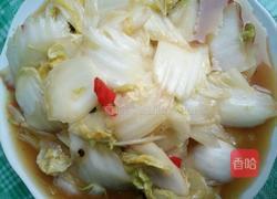 醋溜白菜的做法图解6
