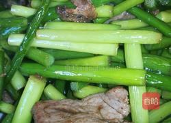 蒜薹炒肉的做法图解10