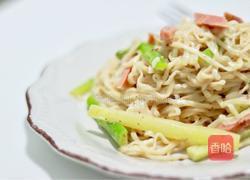 芦笋拌面的做法图解8
