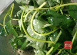 凉拌红薯叶粉丝的做法图解4