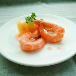 糖醋菠萝大虾的做法[图]