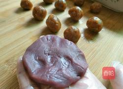 豆沙肉松馅麻团的做法图解10