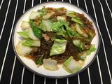 肉炒小白菜粉条