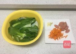 火腿炒面的做法图解1