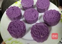 紫薯莲蓉月饼的做法图解7