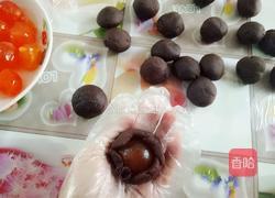 彩虹渐变蛋黄酥(无需揉出膜）的做法图解15