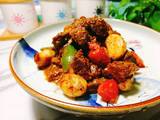 黑椒蒜子牛肉粒