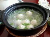 砂锅豆腐丸子萝卜丝汤