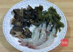 海带鲜虾面的做法图解2