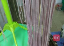 紫薯面 虾籽蛋面的做法图解6