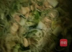 白菜粉条炖五花肉的做法图解6