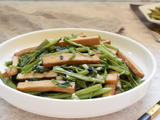 空心菜炒豆干