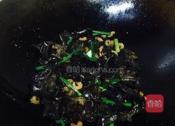 香葱虾米炒木耳的做法图解9