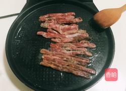 电饼铛黑椒肥牛饭的做法图解4
