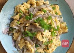 平菇炒蛋的做法图解5