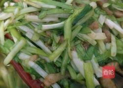 青青韭黄肉丝的做法图解3