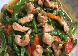 青椒炒肉的做法图解5