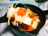辣白菜豆腐煲