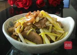 肘子肉炒蒜黄的做法图解11