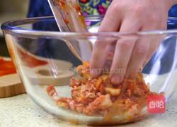 韩式鱿鱼泡菜饼的做法图解4
