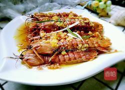清蒸蒜香皮皮虾的做法图解8