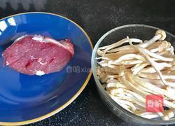 肉末鲜茶树菇的做法图解1
