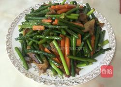 蒜薹炒肉的做法图解6