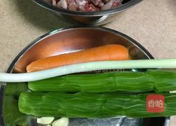 青笋烧兔（白味）的做法图解1