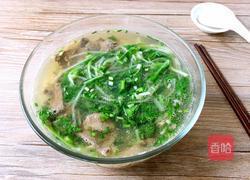青菜猪肝汤的做法图解14