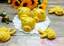 小猪豆沙包