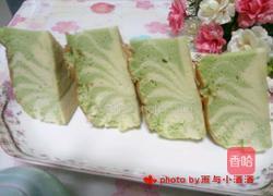 青汁斑马纹蛋糕的做法图解14