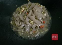 酸豆角焖魔芋的做法图解6