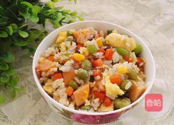 五颜六色炒饭的做法图解6