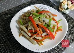 莲藕三丝的做法图解1