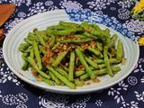 肉末干煸豆角