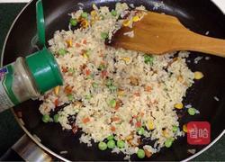 磷虾三鲜炒饭的做法图解13